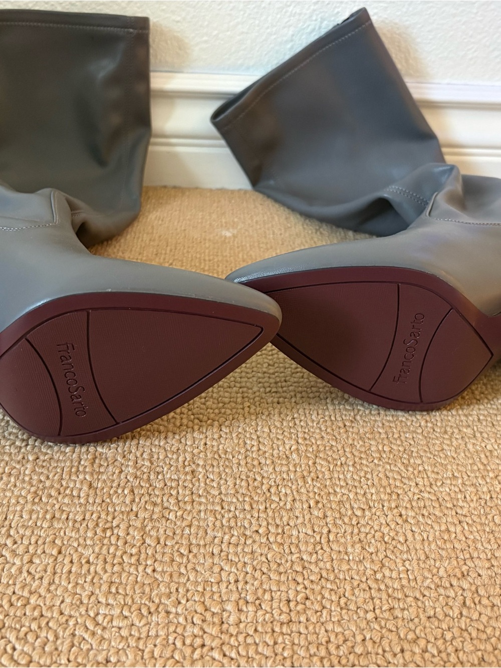 NEW Franco Sarto Women's Katherine Grey Pointed Toe Boots, 9 - Picture 3 of 4